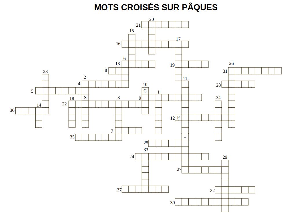 mots croisés